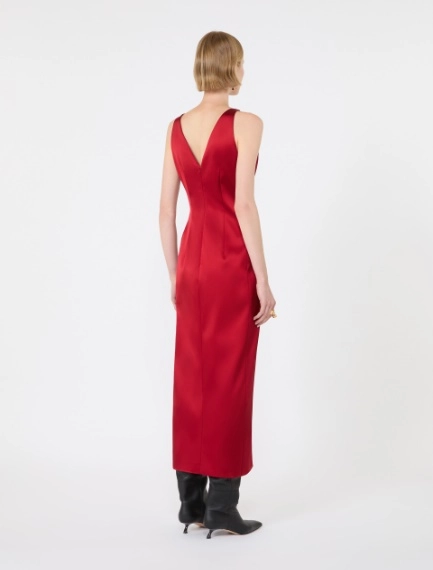 Long stretch satin dress - RUBY - Sportmax - 3