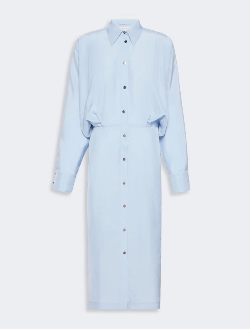 Robe-chemise surdimensionnée en viscose - GRIS MOYEN - Sportmax - 6