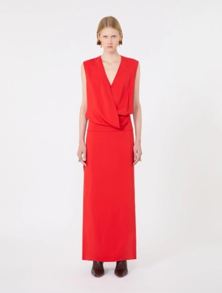 Long cady dress - RED - Sportmax - 2