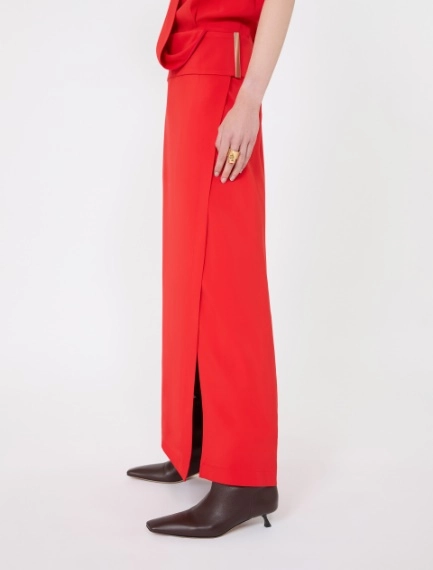 Long cady dress - RED - Sportmax - 4