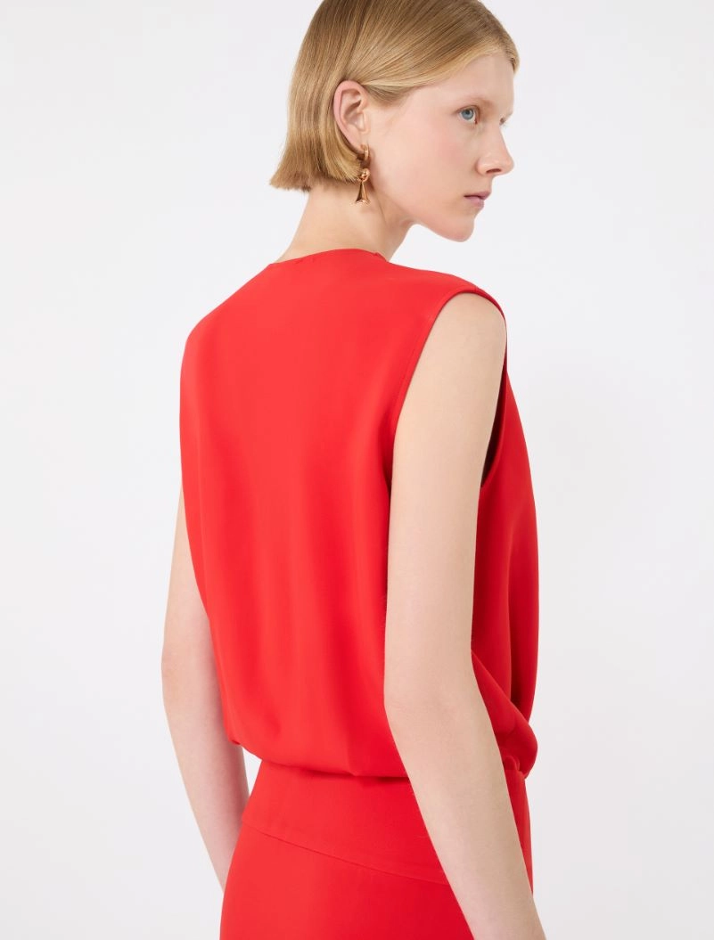 Long cady dress - RED - Sportmax - 5