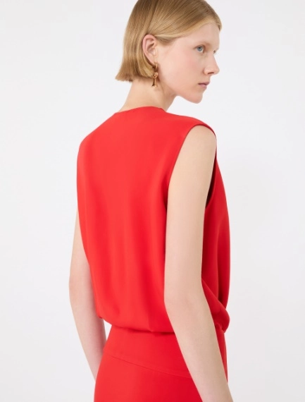 Long cady dress - RED - Sportmax - 5