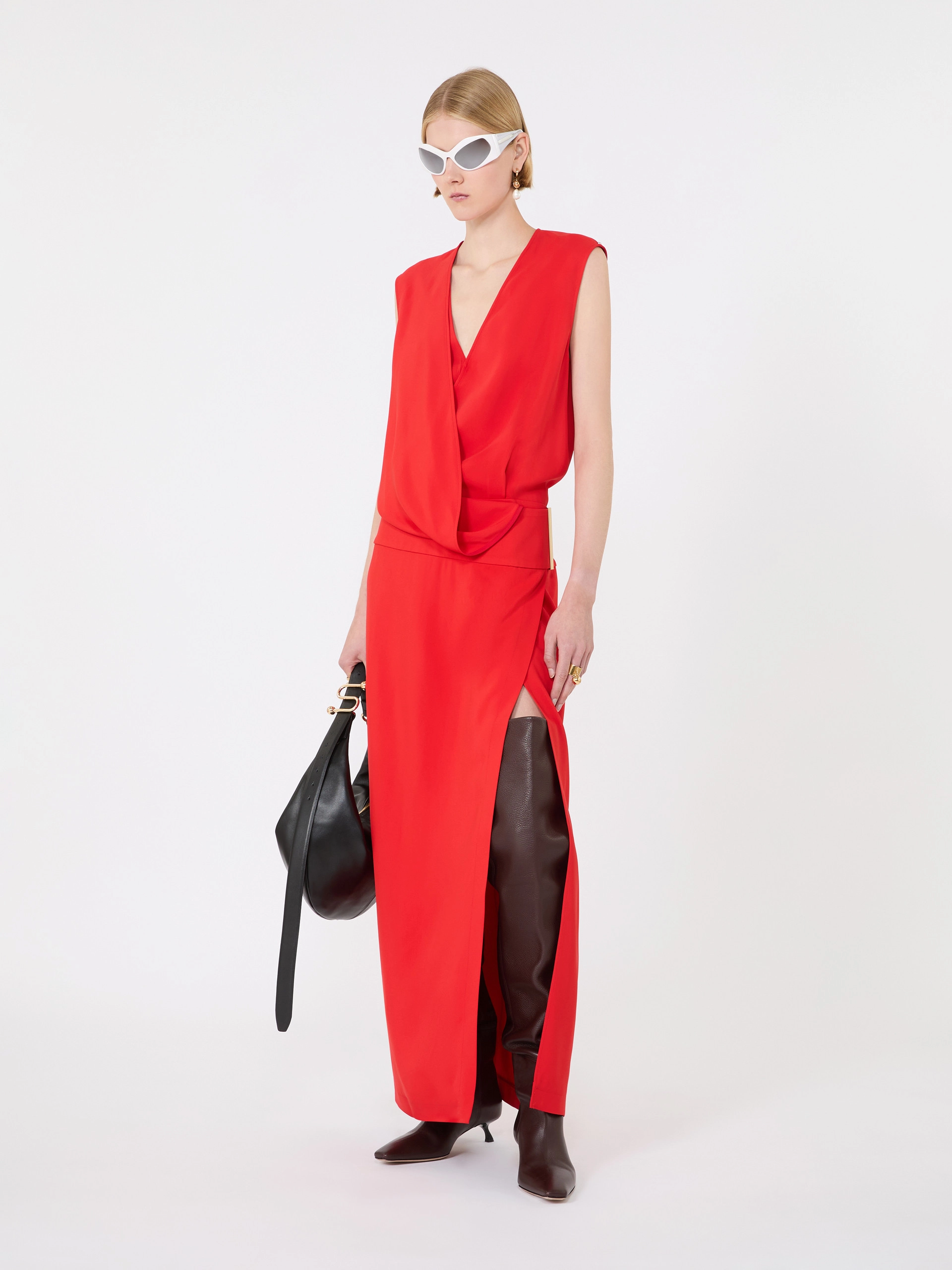 Long cady dress - RED - Sportmax