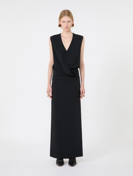 Long cady dress - BLACK - Sportmax - 2