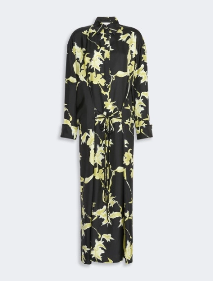 Silk wrap dress - BLACK - Sportmax