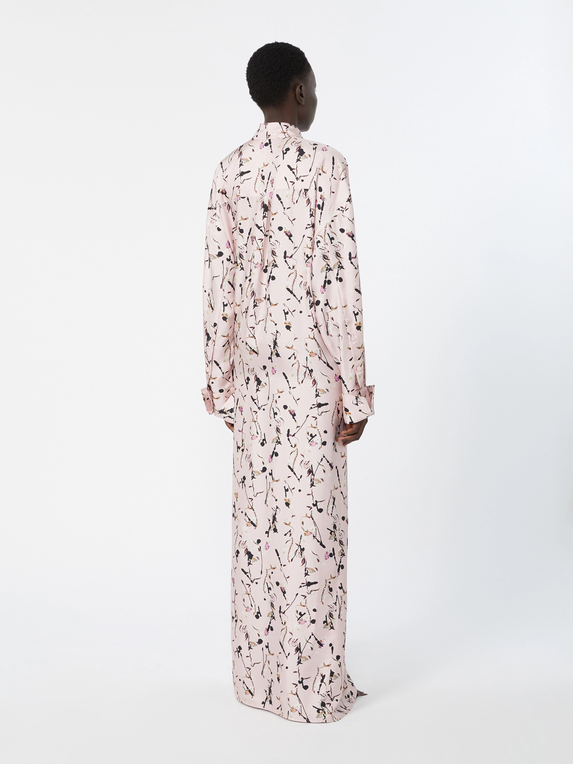 Silk wrap dress - POWDER - Sportmax - 3
