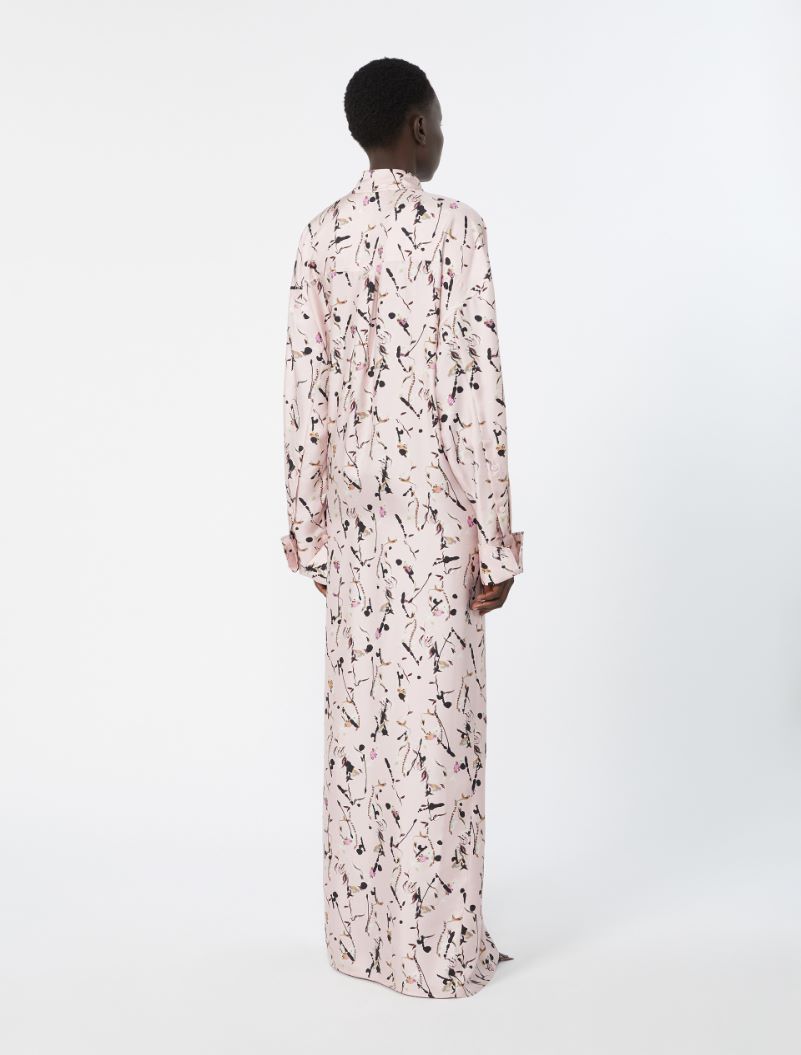 Silk wrap dress - POWDER - Sportmax - 3