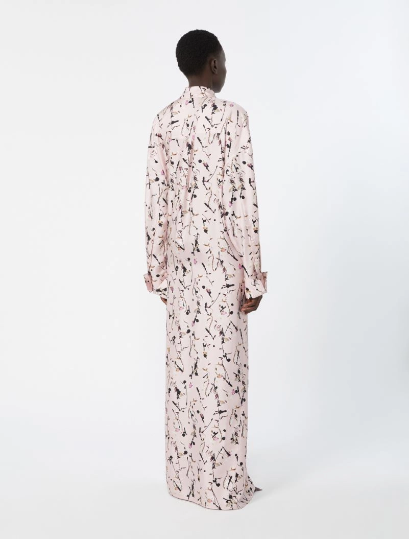 Silk wrap dress - POWDER - Sportmax - 3