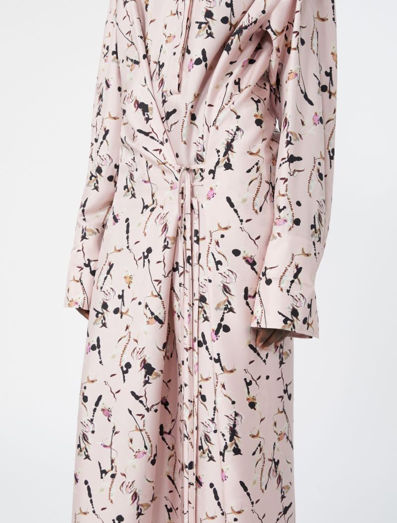 Silk wrap dress - POWDER - Sportmax - 4