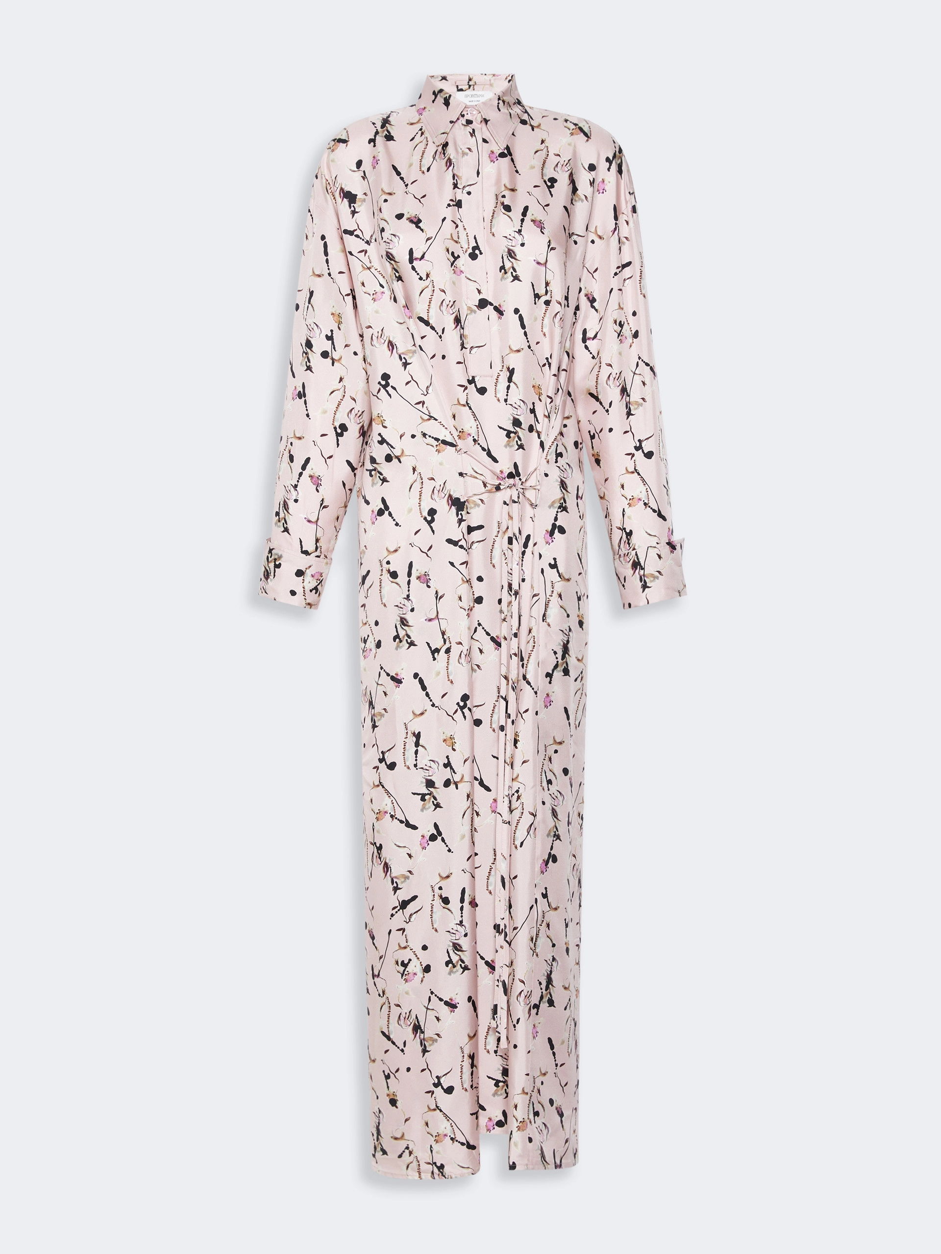 Silk wrap dress - POWDER - Sportmax - 5