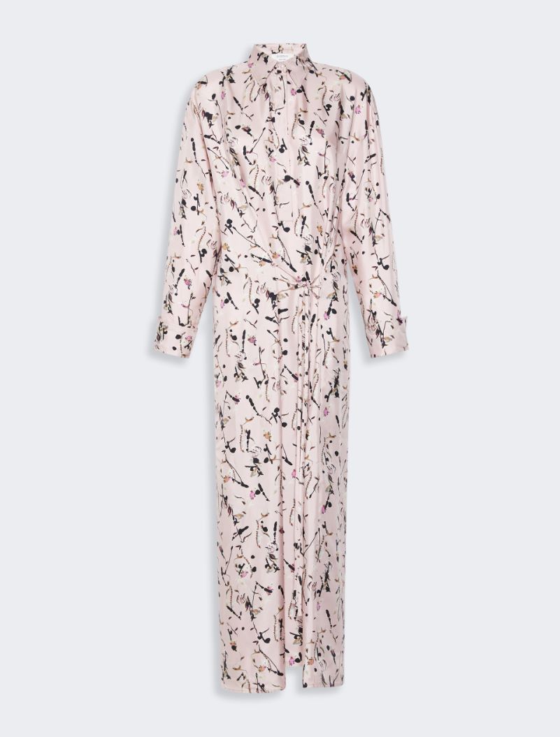 Silk wrap dress - POWDER - Sportmax - 6