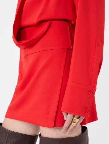 Short cady dress - RED - Sportmax - 4