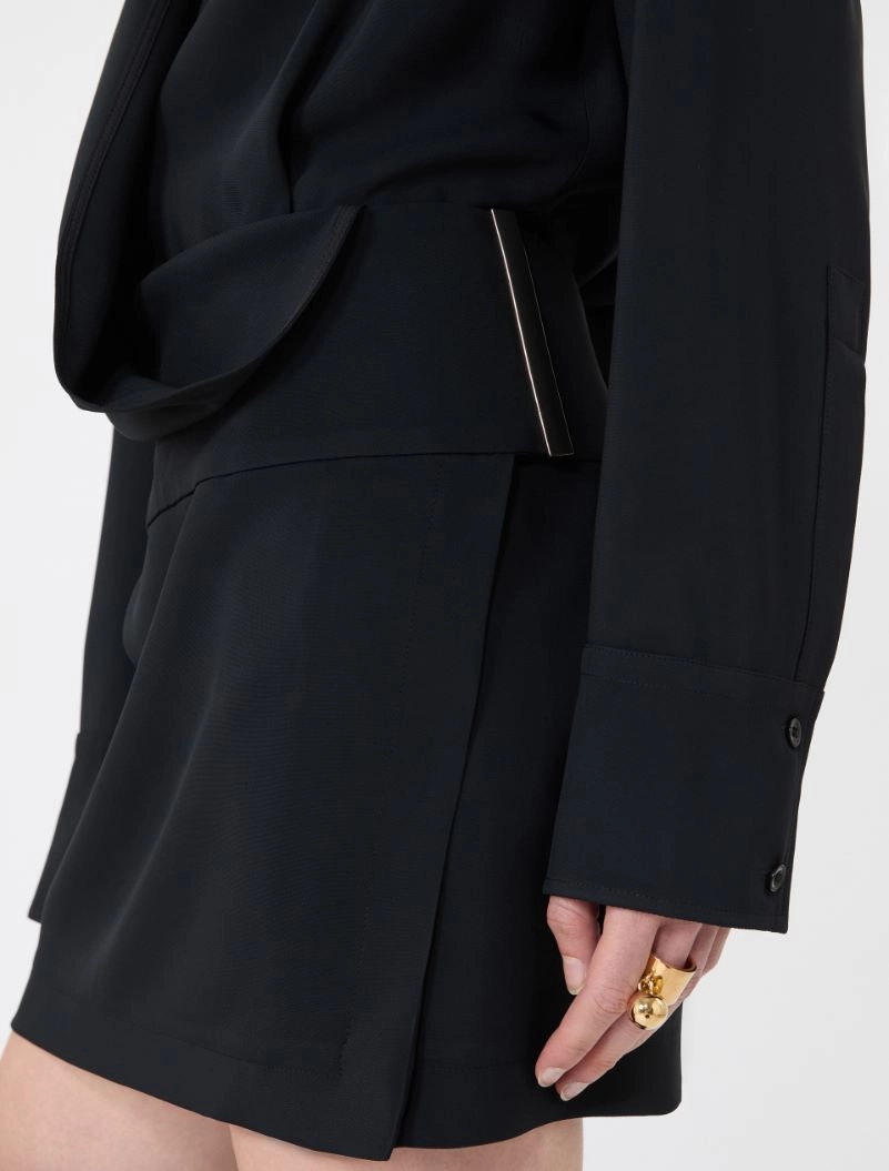 Short cady dress - BLACK - Sportmax - 4