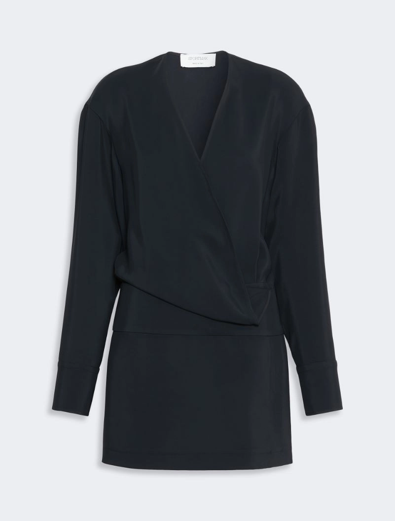 Short cady dress - BLACK - Sportmax - 5