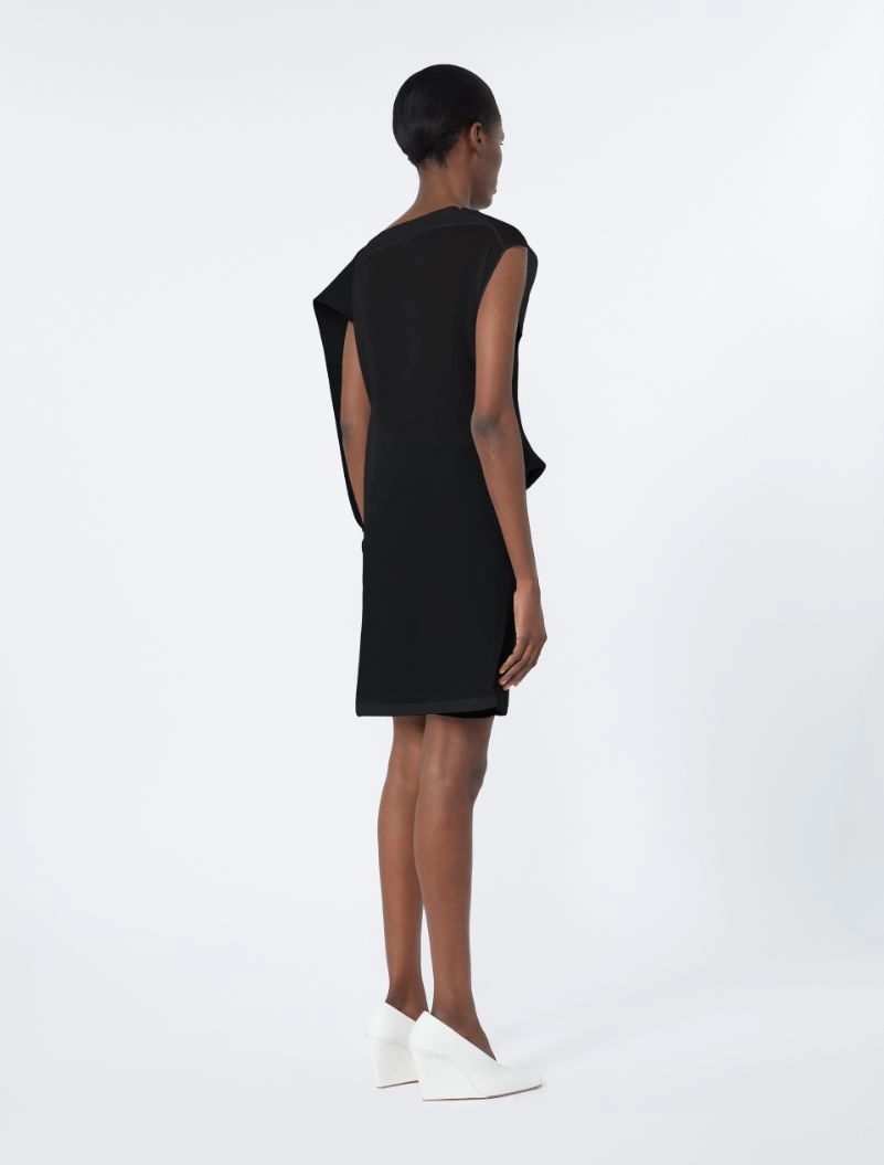 Abito smanicato asimmetrico - NERO - Sportmax - 3