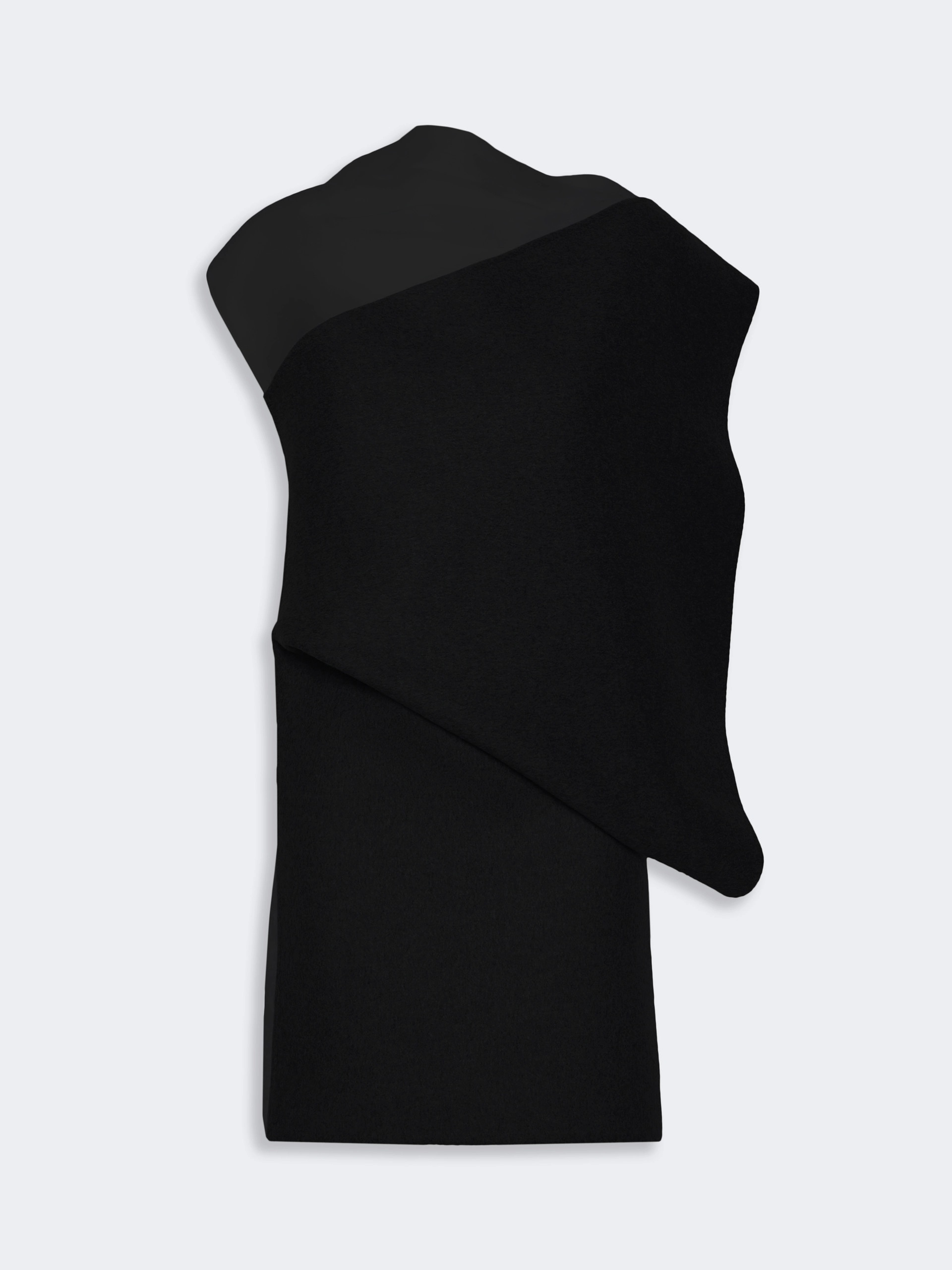 Abito smanicato asimmetrico - NERO - Sportmax - 5