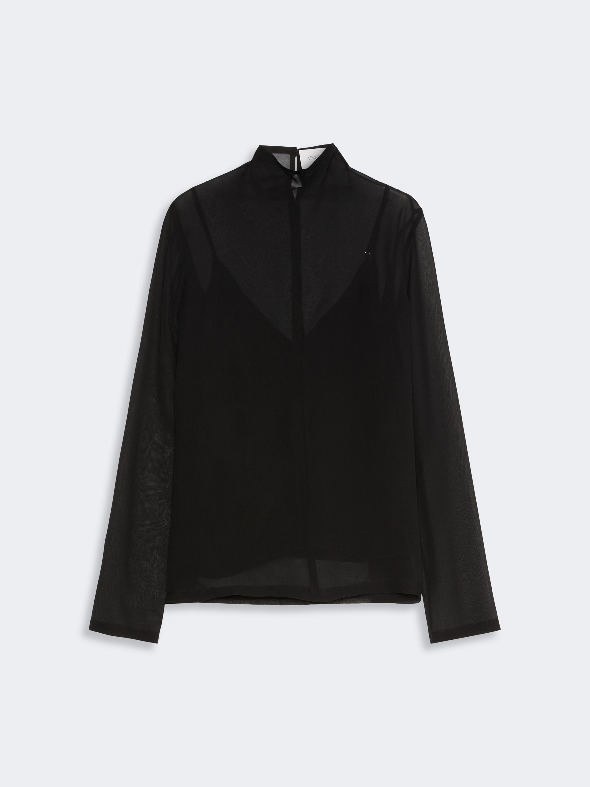 Blusa in seta con sottoveste - NERO - Sportmax - 6