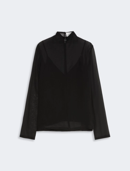 Blusa in seta con sottoveste - NERO - Sportmax - 6