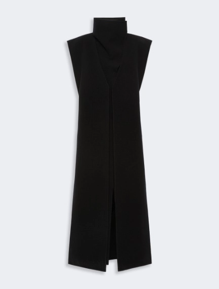 Sleeveless wool and cashmere coat - Sportmax