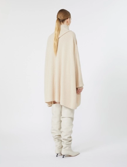 Oversized wool and cashmere dress - BEIGE - Sportmax - 3