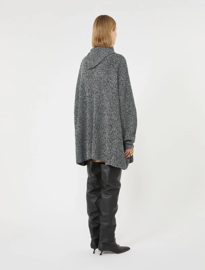 Abito over in lana e cashmere - NERO - Sportmax - 3