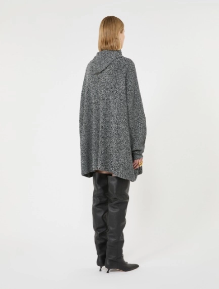 Abito over in lana e cashmere - NERO - Sportmax - 3