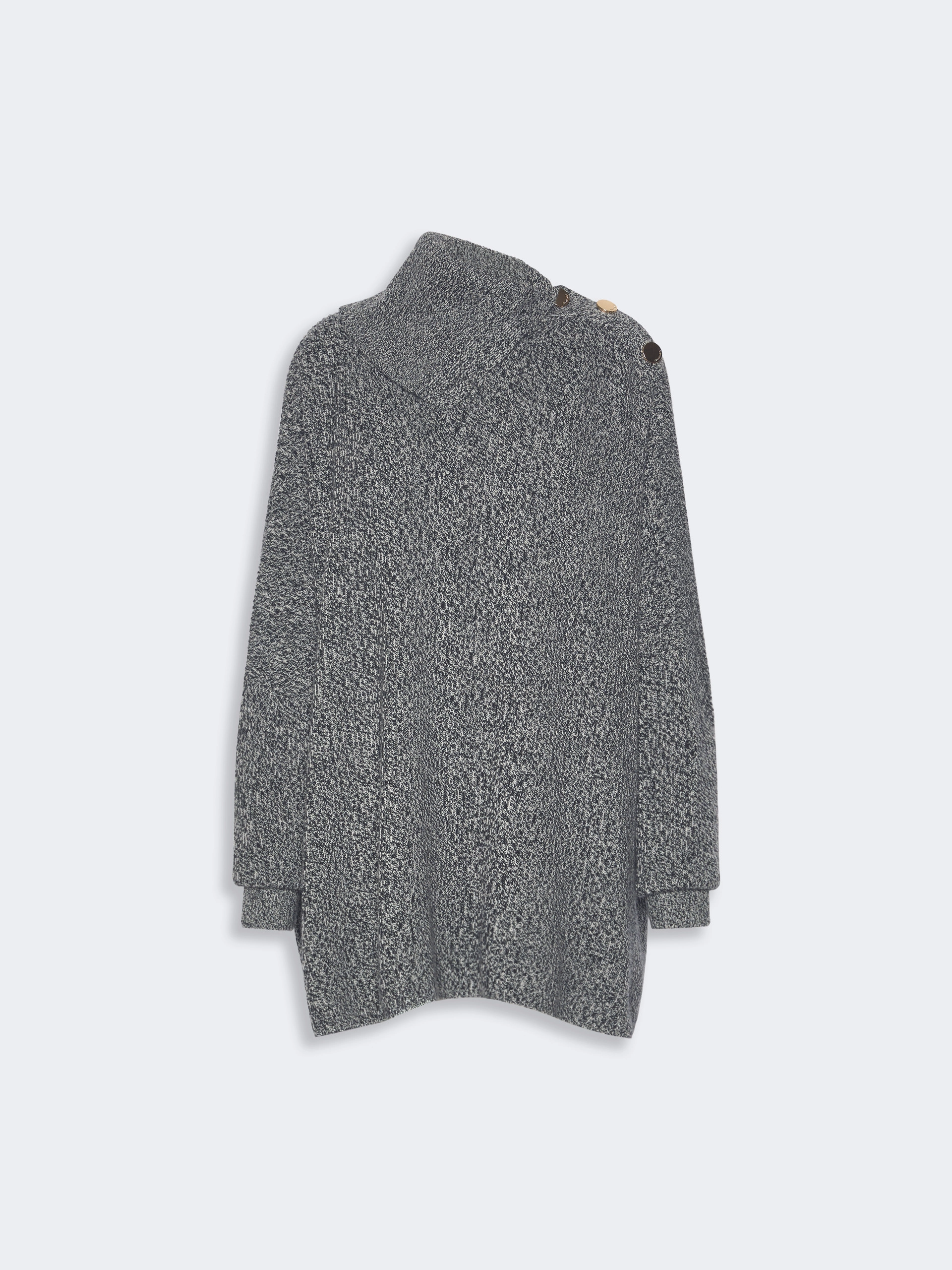 Abito over in lana e cashmere - NERO - Sportmax - 6
