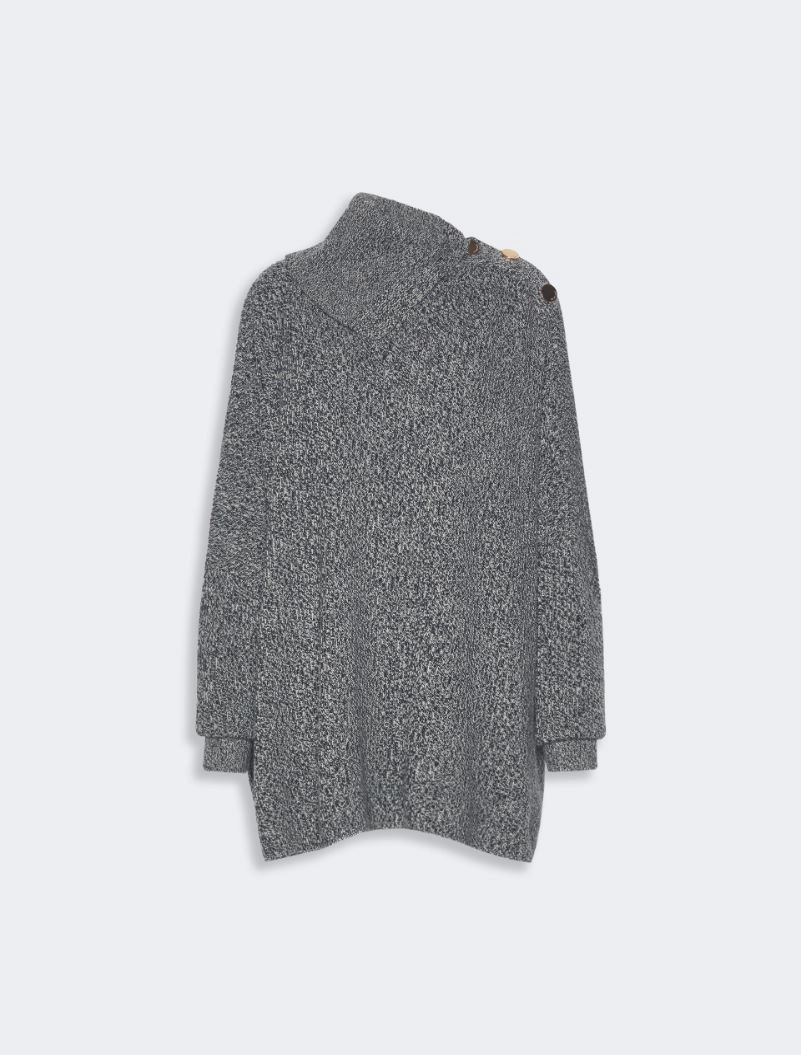 Abito over in lana e cashmere - NERO - Sportmax - 6