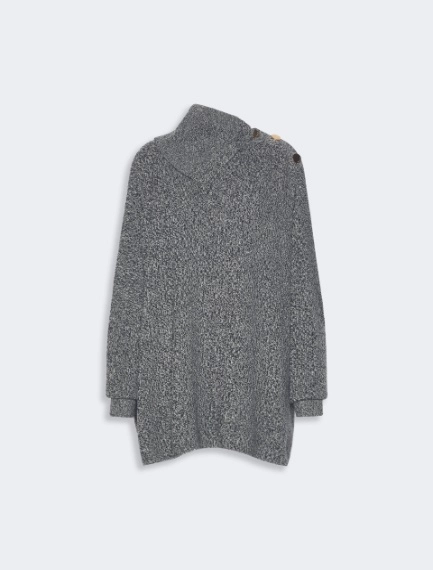 Abito over in lana e cashmere - NERO - Sportmax - 6