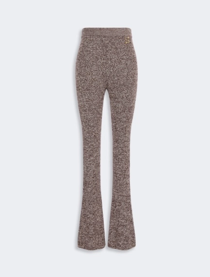 Wool-blend slim flared trousers - Sportmax