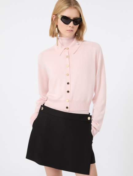 Cardigan aus reiner Wolle - ROSA - Sportmax