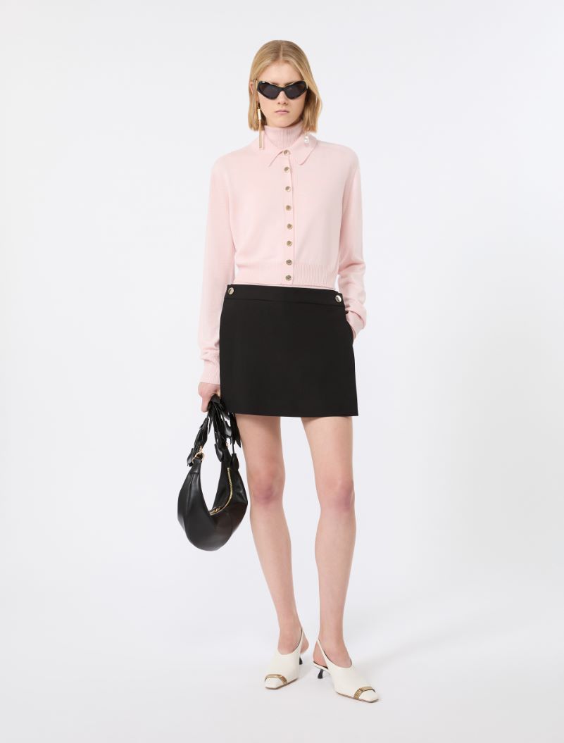 Cardigan aus reiner Wolle - ROSA - Sportmax
