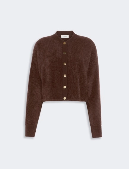 Pure cashmere bomber jacket - CHOCOLATE - Sportmax - 6