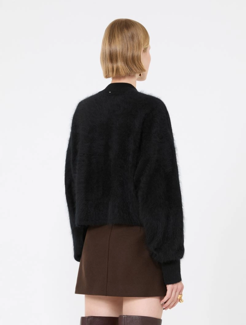 Pure cashmere bomber jacket - BLACK - Sportmax - 3