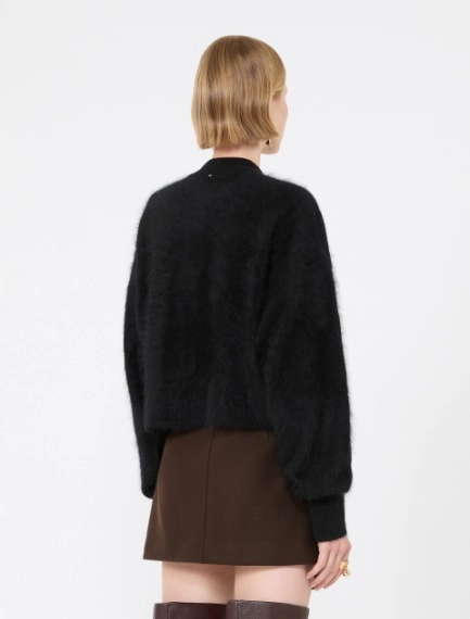 Pure cashmere bomber jacket - BLACK - Sportmax - 3