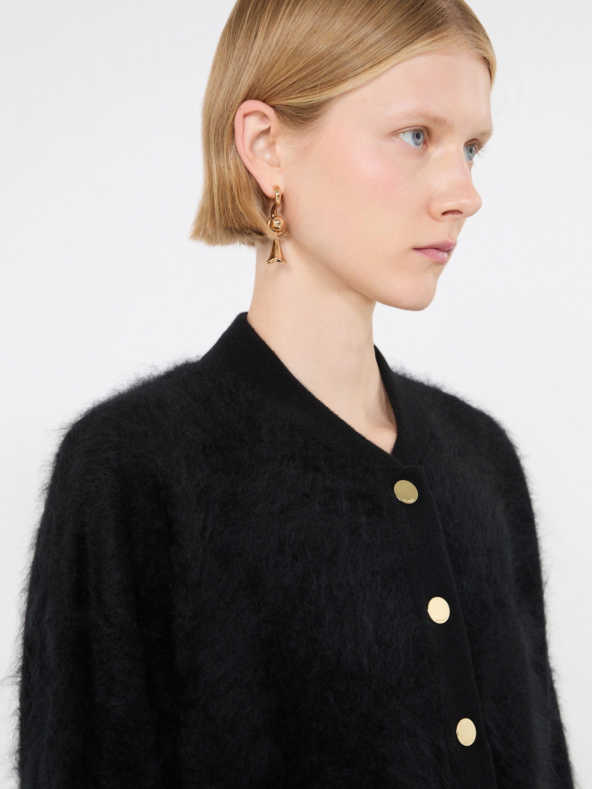 Pure cashmere bomber jacket - BLACK - Sportmax - 5