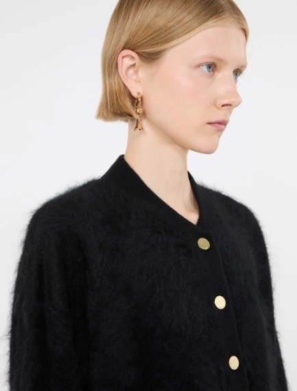 Pure cashmere bomber jacket - BLACK - Sportmax - 5