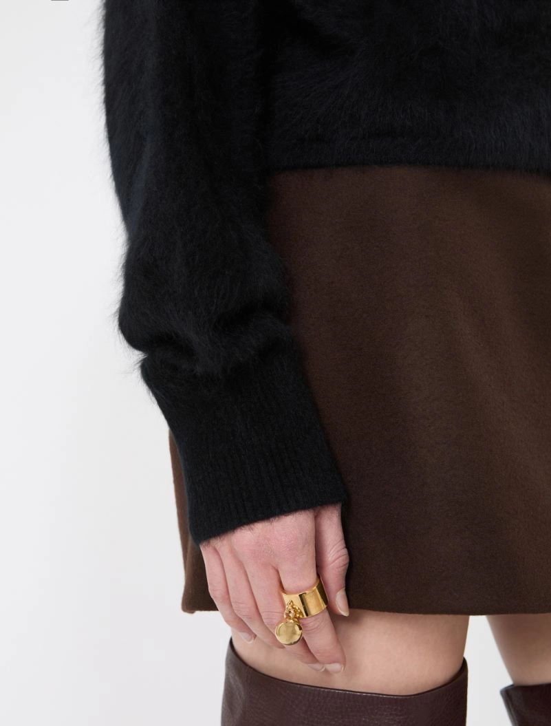 Pure cashmere bomber jacket - BLACK - Sportmax - 6