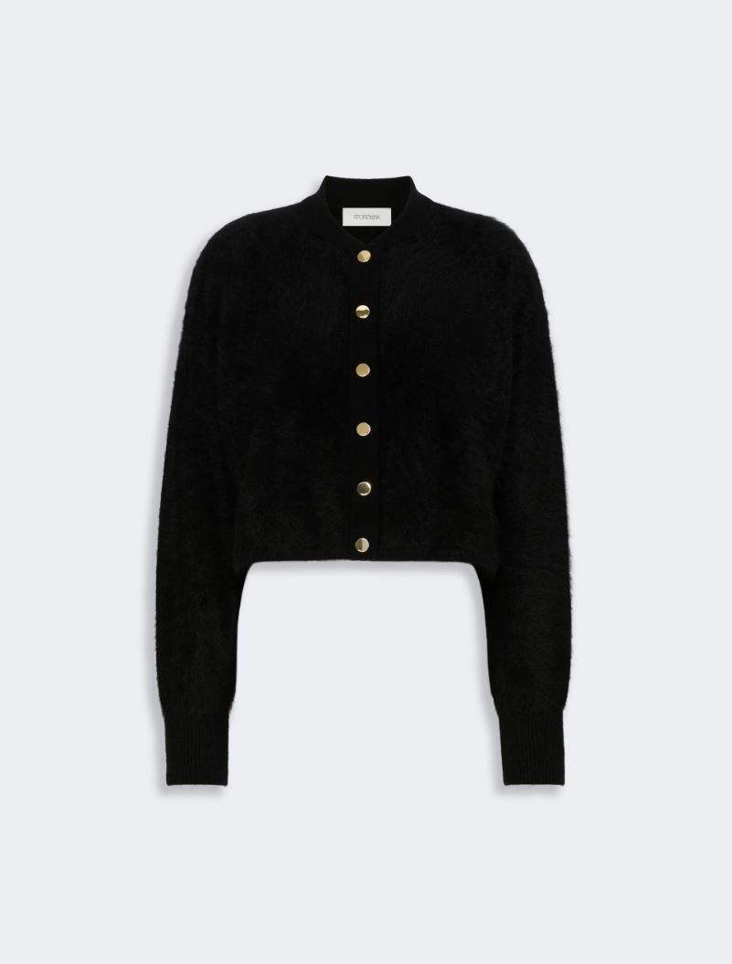 Pure cashmere bomber jacket - BLACK - Sportmax - 7