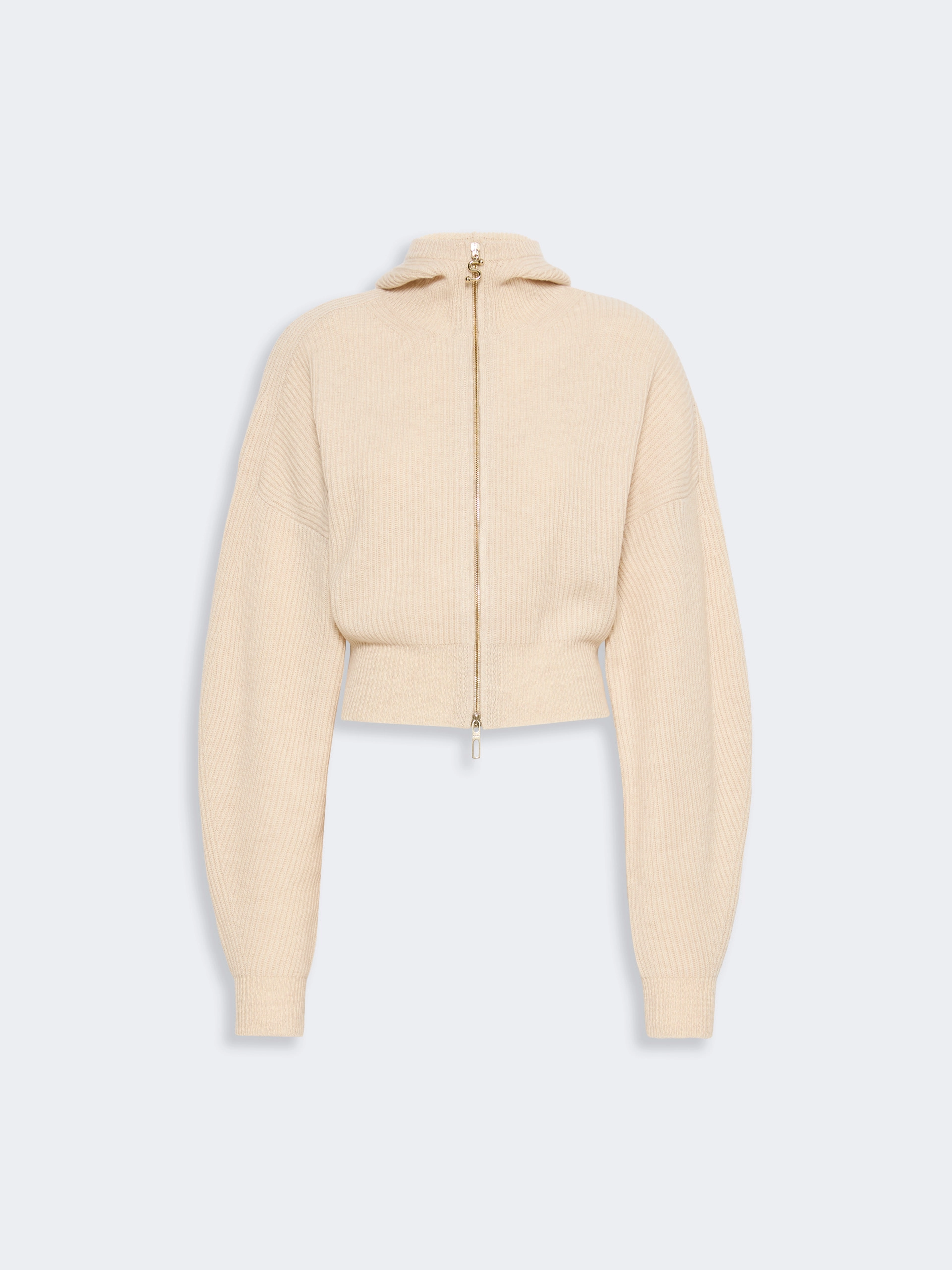 Wool and cashmere hooded cardigan - BEIGE - Sportmax - 6
