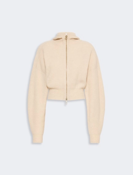 Wool and cashmere hooded cardigan - Sportmax