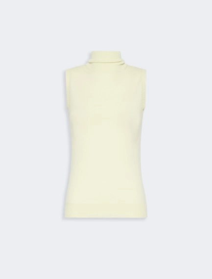Sleeveless pure wool sweater - PASTEL GREEN - Sportmax - 6