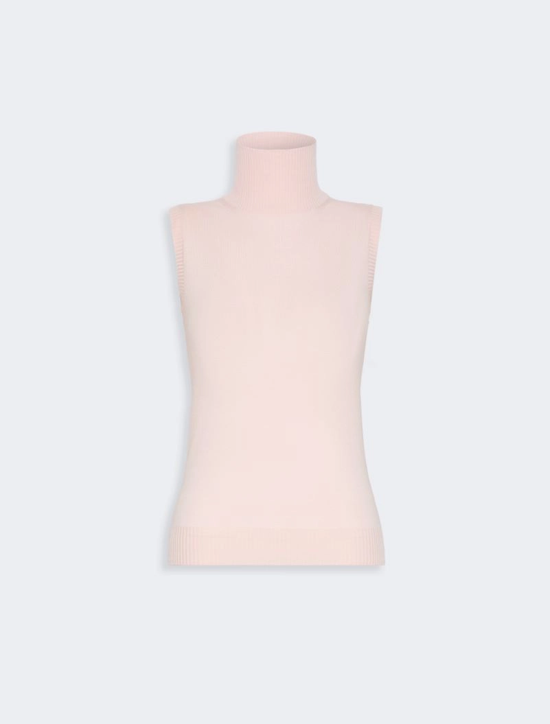 Pull sans manches en pure laine - ROSE - Sportmax - 6