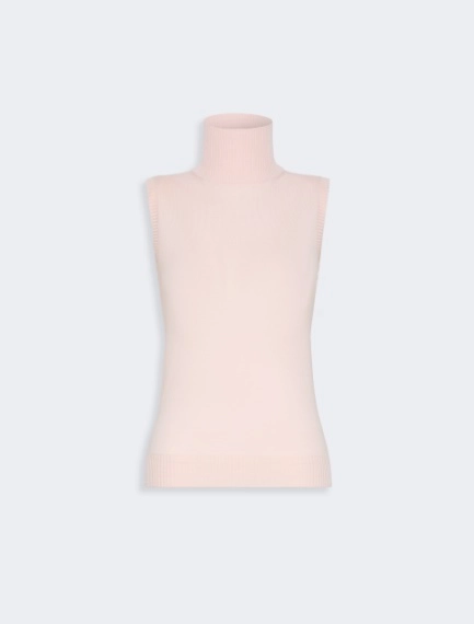 Pull sans manches en pure laine - ROSE - Sportmax - 6