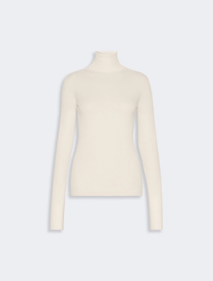 Slim pure wool mock polo-neck sweater - Sportmax