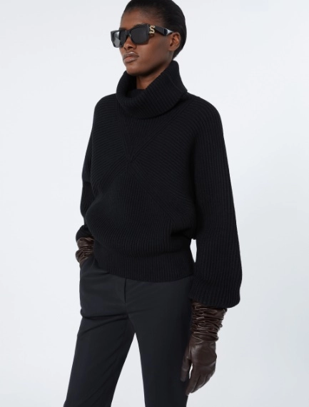 Loose-fit stretch wool sweater - Sportmax