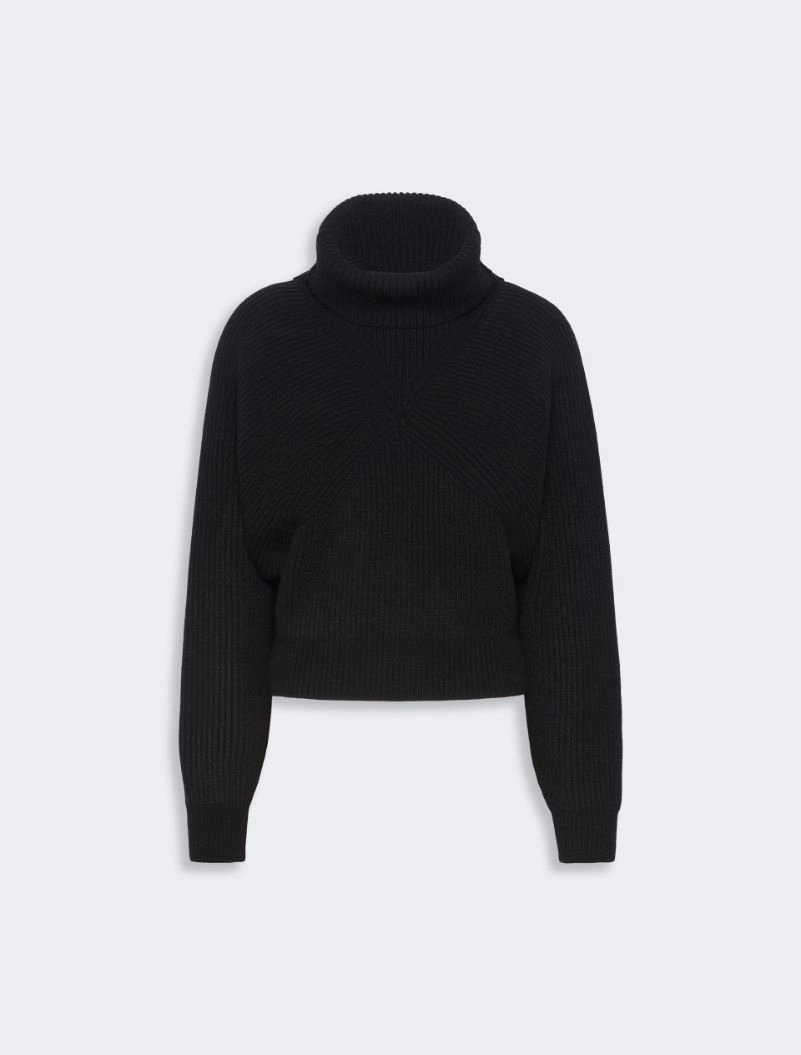 Loose-fit stretch wool sweater - BLACK - Sportmax - 6
