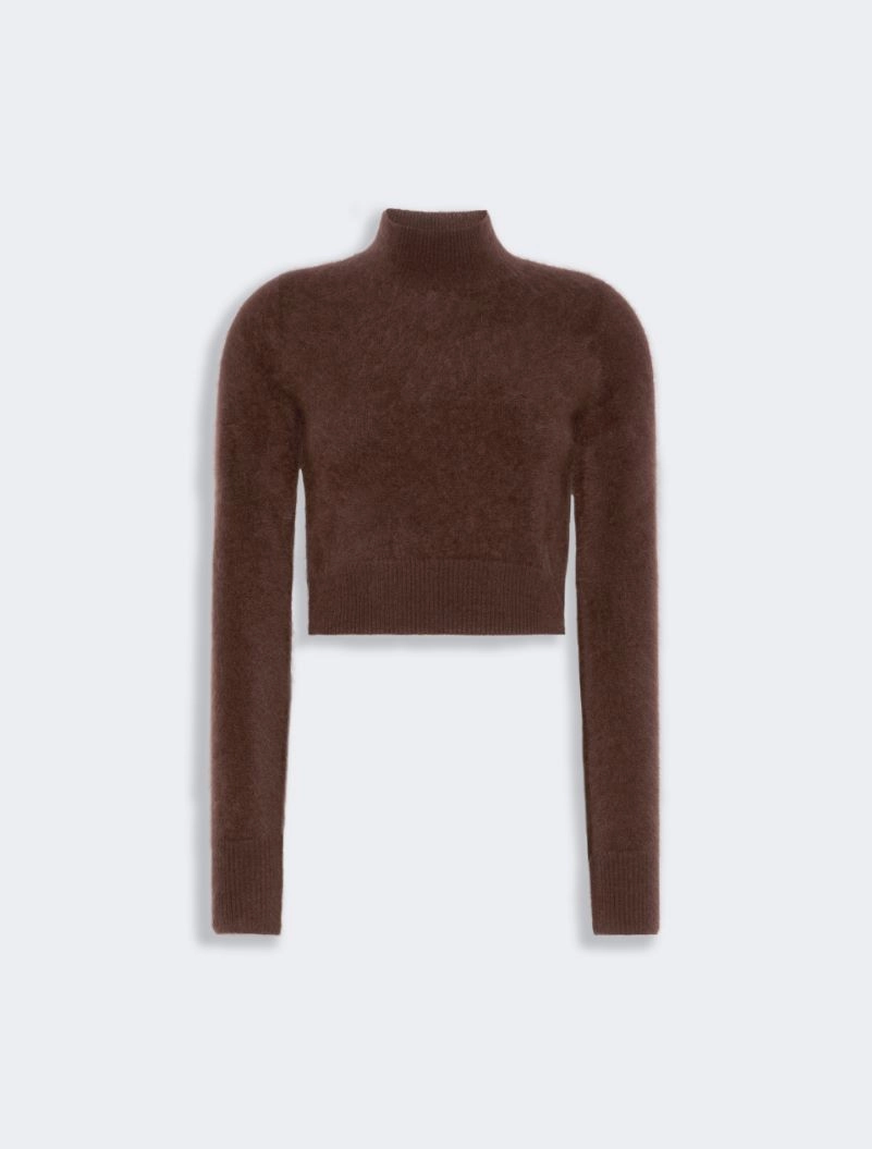 Slim pure cashmere sweater - CHOCOLATE - Sportmax - 6