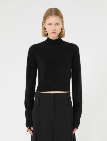 Slim pure cashmere sweater - BLACK - Sportmax - 2