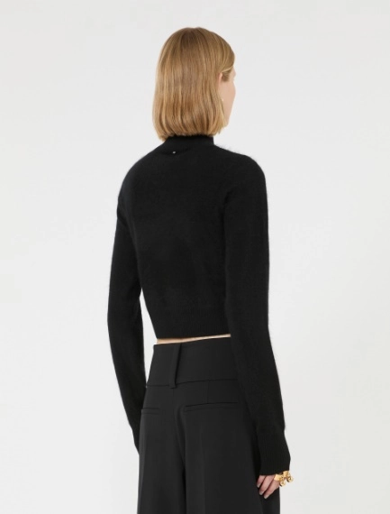 Slim pure cashmere sweater - BLACK - Sportmax - 3